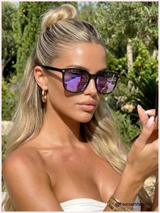 Polarized UV Protection Square Sunglasses main image 4